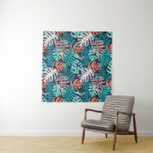 Tenture Abstrait feuille tropical motif. Créatif (En situation)