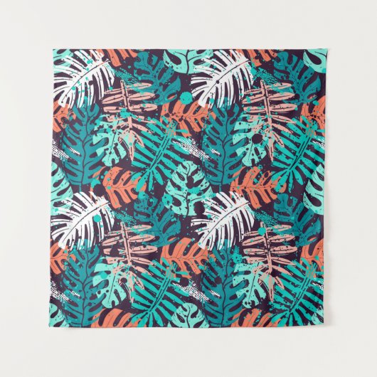 Tenture Abstrait feuille tropical motif. Créatif (Devant)