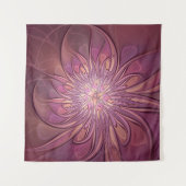 Tenture Abstrait Floral Fractal Art Berry couleurs (Devant (Horizontal))