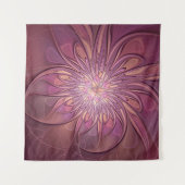 Tenture Abstrait Floral Fractal Art Berry couleurs (Devant)