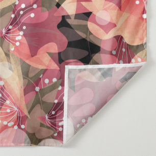 Tenture Abstrait joli joli rose fleurs design floral