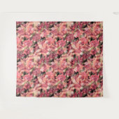 Tenture Abstrait joli joli rose fleurs design floral (Devant (Horizontal))