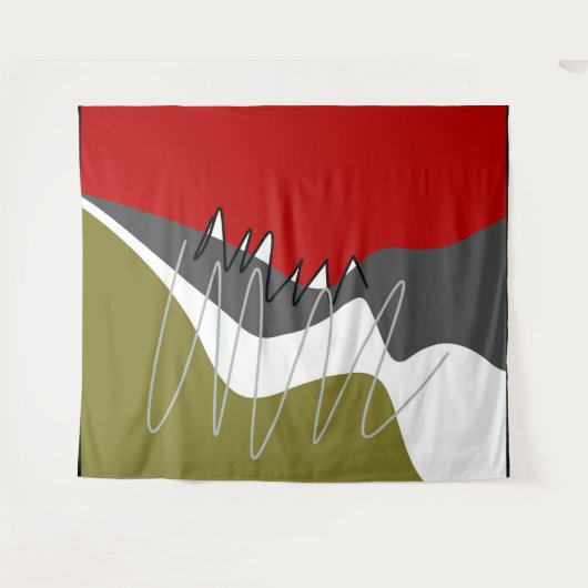 Tenture Abstrait, Moderne, Créatif, Oreillère à lancer app (Devant (Horizontal))