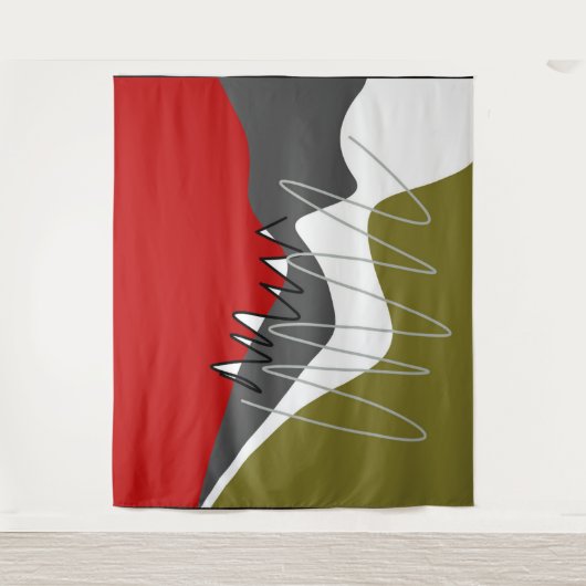 Tenture Abstrait, Moderne, Créatif, Oreillère à lancer app (Devant)