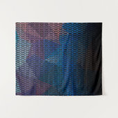 Tenture Abstrait, motif multicolore, motif maillé, dentell (Devant (Horizontal))