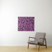 Tenture Abstrait Motif violet noir (En situation (horizontale))