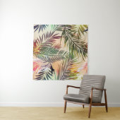 Tenture Abstrait plante tropical motif. Illustration vinta (En situation)