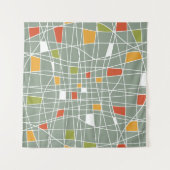 Tenture Abstrait sans fil : Design Motif moderne. (Devant (Horizontal))