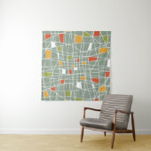 Tenture Abstrait sans fil : Design Motif moderne. (En situation (horizontale))