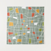 Tenture Abstrait sans fil : Design Motif moderne. (Devant)