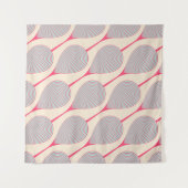Tenture abstrait sans soudure avec brides de fleurs stylis (Devant (Horizontal))