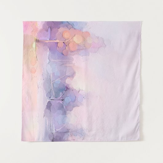 Tenture Abstraite peinture à l'huile paysage forestier d'h (Devant (Horizontal))