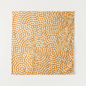 Tenture Abstraite répétition sans fin de texture transpare (Devant)