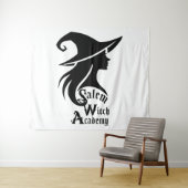 Tenture Académie de sorcières de Salem Sorcières wiccans F (En situation (horizontale))