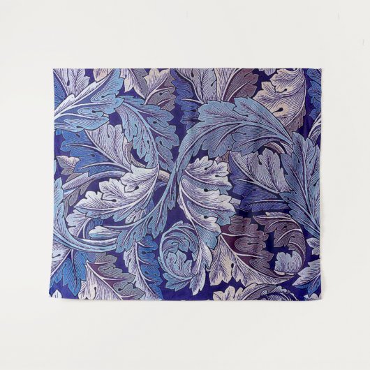 Tenture Acanthus Purple, William Morris (Devant (Horizontal))
