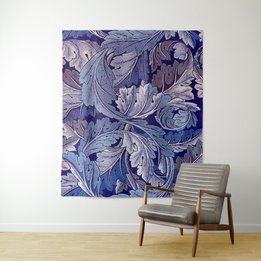 Tenture Acanthus Purple, William Morris (En situation)