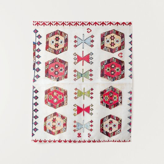 Tenture Accent coloré Motif aztèque (Devant)