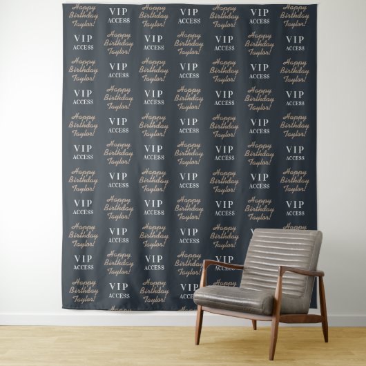 Tenture Accès VIP Tapis Rouge | Toile de fond à répétition (En situation)