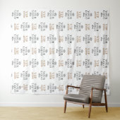 Tenture Accès VIP Votre Logo | Fond de pas et répétition (En situation (horizontale))