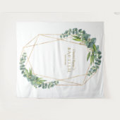 Tenture Accessoire de luxe pour baptême de fleurs d'eucaly (Devant (Horizontal))