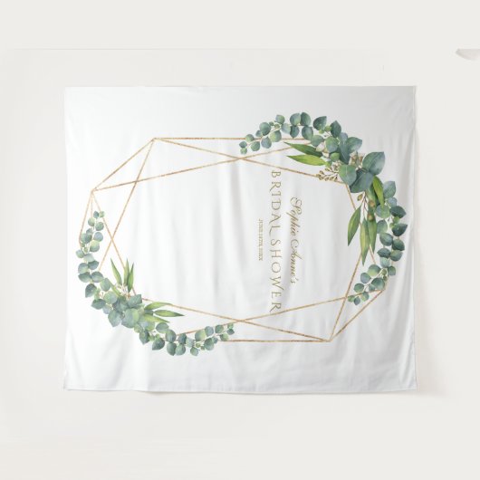 Tenture Accessoire de luxe pour mariage avec fleurs d'euca (Devant (Horizontal))