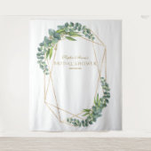 Tenture Accessoire de luxe pour mariage avec fleurs d'euca (Devant)