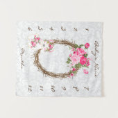 Tenture Accessoire de photo bébé étape importante avec lam (Devant (Horizontal))