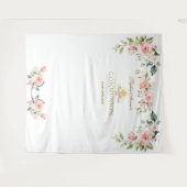 Tenture Accessoire de photo de première communion avec mot (Devant (Horizontal))