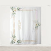 Tenture Accessoire de photo Fleurs Blanches Végétation Aér (Devant)