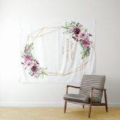 Tenture Accessoire de photo pour anniversaire avec fleurs (En situation (horizontale))