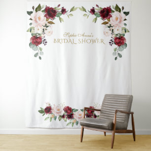 Tenture Accessoire de photo pour Baby Shower de mariage fl