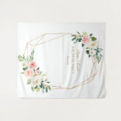 Tenture Accessoire de photomaton de fête d'anniversaire fl (Devant (Horizontal))