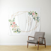 Tenture Accessoire de photomaton de fête d'anniversaire fl (En situation (horizontale))