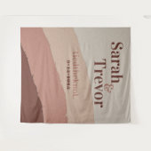 Tenture Accessoire de photomaton de mariage rétro funky to (Devant (Horizontal))