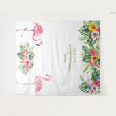 Tenture Accessoire de photomaton exotique tropical floral  (Devant (Horizontal))