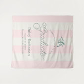 Tenture Accessoire de toile de fond de remise de diplômes (Devant (Horizontal))