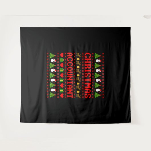 Tenture Accountant de Christma (Devant (Horizontal))