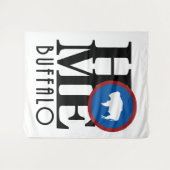 Tenture ACCUEIL Buffalo Wyoming (Devant (Horizontal))