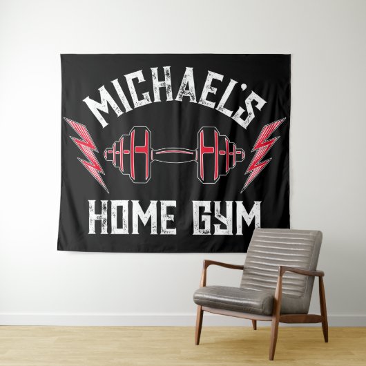 Tenture Accueil Gym Poids Lifting Personnalisé Fitness Ind (En situation (horizontale))