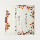 Tenture Accueil Mariage Champêtre Fleurs Sauvages Séchées (Devant (Horizontal))