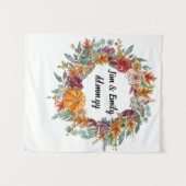 Tenture Accueil Mariage de automne personnalisé Espace pho (Devant (Horizontal))