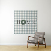 Tenture Accueil Plaid Farmhouse En vichy Pays Style (En situation)
