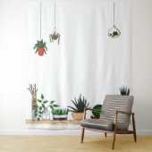 Tenture Accueil Pots Plante Doodart (En situation)