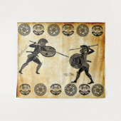 Tenture Achille contre Hector (Devant (Horizontal))