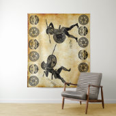 Tenture Achille contre Hector (En situation)