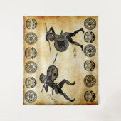 Tenture Achille contre Hector (Devant)