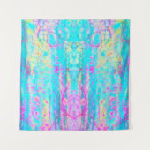 Tenture acid colorful abstract art (Devant)