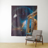 Tenture Acropole du Parthénon La Grèce rencontre l'espace (En situation)