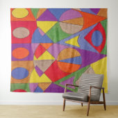 Tenture Acrylique Abstrait 1 (En situation (horizontale))