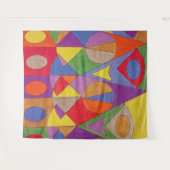 Tenture Acrylique Abstrait 1 (Devant (Horizontal))